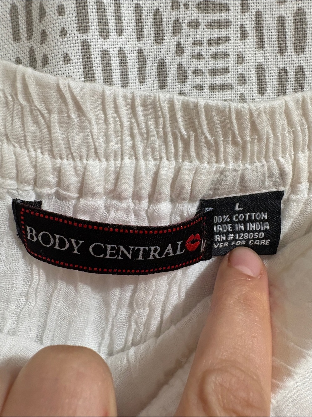 Body Central White Tiered Boho Maxi Skirt - Picture 3 of 3
